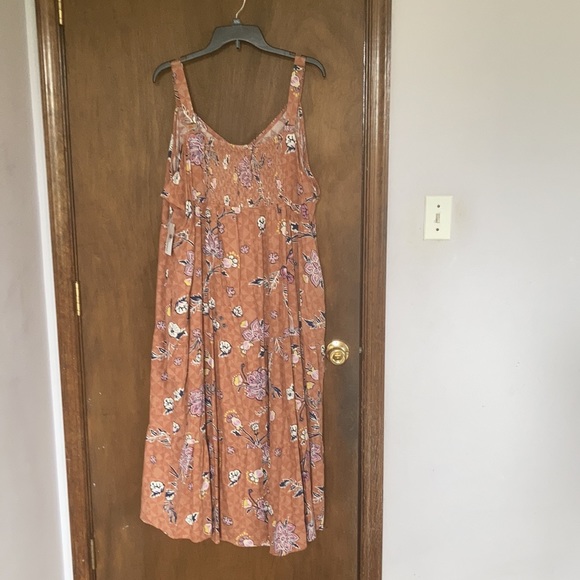 Relisted Sonoma sleeveless floral print dress with pockets 3X or 4X - Picture 9 of 17